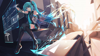 Wallpaper HD Hatsune Miku Anime 4k Ultra By