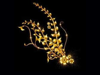 Black And Gold Background Wallpaper HD