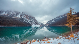 Wallpaper 4k Lake Louise Canada
