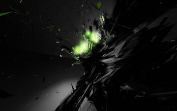 Lime Green And Black Wallpaper Neon