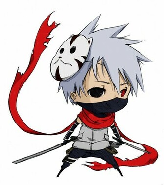 Anbu Chibi Kakashi Hatake By Sugarcoatedlollipops