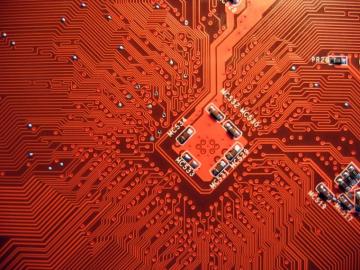 Red Electronic Wallpaper On