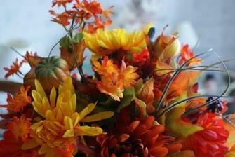 Fall Flowers Wallpaper