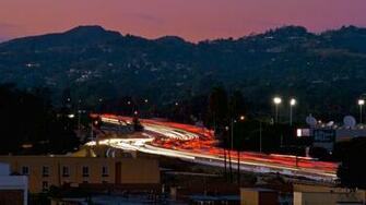 Wallpaper Los Angeles California Night Us