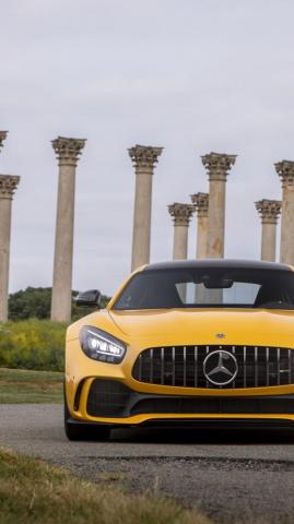 Car Mercedes Amg Gt R Yellow Wallpaper