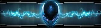 Dual Monitor Scrren Multi Multiple Alien Alienware Wallpaper