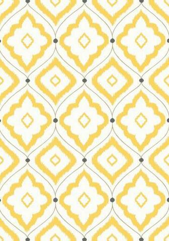 Bungalow Wallpaper In Yellow Mays Project
