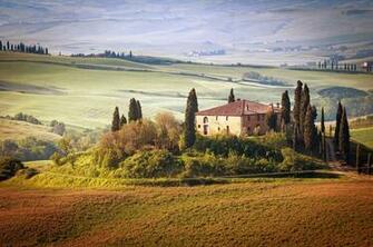 Tuscany Landscape Cast HD Wallpaper Background Image