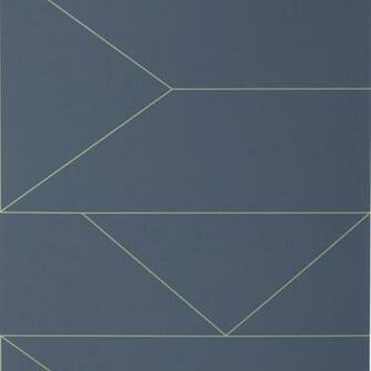 Lines Wallpaper Dark Blue Contemporary East Anglia