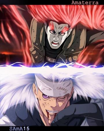 Gai Vs Madara Collab By Sama15 Naruto Shippuden