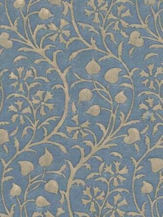 Granada In Blue Silvery Gold Fortuny