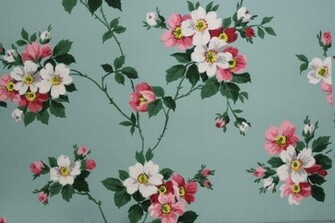 Floral Wallpaper Antique Flower Background Background