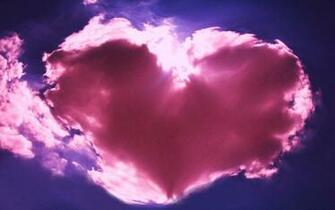 Wallpaper Pink Heart HD Background Desktop