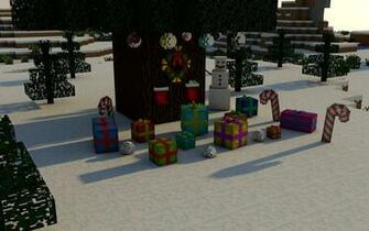 Minecraft Christmas Computer Wallpaper Desktop Background
