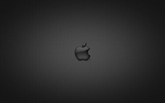 Apple In Glass Black Wallpaper HD