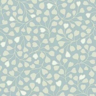 Shopping At B Q Kirstie Allsopp Elspeth Blue Wallpaper In Silhouetted
