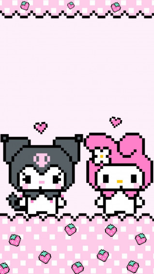 Amber On Kuromi Hello Kitty iPhone Wallpaper My