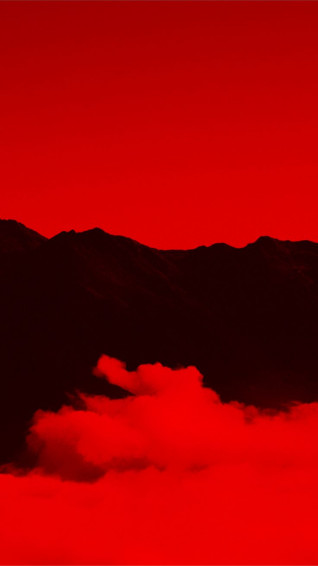 Red Sky Aesthetic Dark Wallpaper