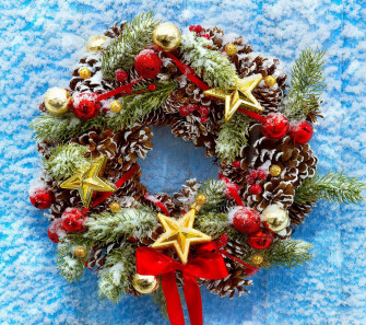 Christmas Wreath Wallpaper