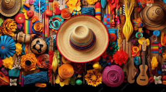 Hispanic Heritage Month Vibrant Background Celebrating Latin Culture Wallpaper