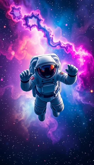 Cool Astronaut Phone Wallpaper