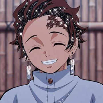 Tanjiro Kamado Glitter Icons Anime Characters