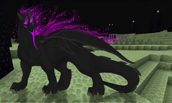 Minecraft Wallpaper Enderdragon By Mute Owl