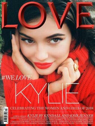 Kylie Jenner Stills On The Cover Of Love Magazine No