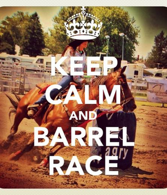 Keep Calm And Barrel Race Carry On Image Generator