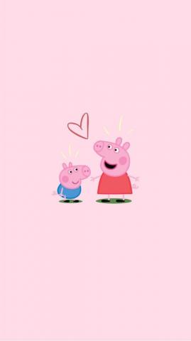 Peppa Pig iPhone Wallpaper Top