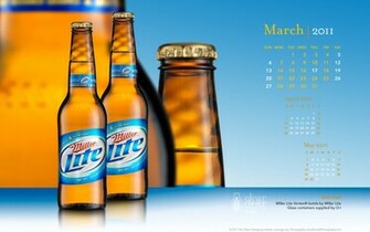 Miller Lite Beer Bottle Wallpaper