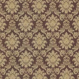 Burgundy Damask Romeo Mirage Wallpaper