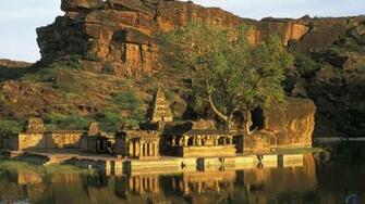 Wallpaper Bhutanath Temple Badami Karnataka