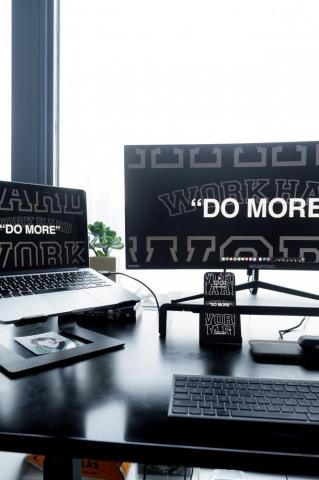 Work Hard Do More Desktop Background Carlos Deloye Harris Jr