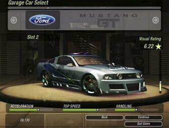 Need For Speed Underground Mustang HD Desktop Background