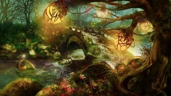 Nature Forest Wallpaper Fantasy Art