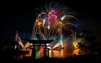 Fireworks Night Timelapse New Year Asian Oriental