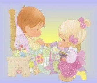 Background Cartoons Precious Moments Wedding Pictures