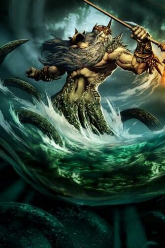 Science Fiction Poseidon Gods Wallpaper High Resolution