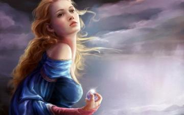 Blonde Magic Ball Desktop Wallpaper Wallpaper13