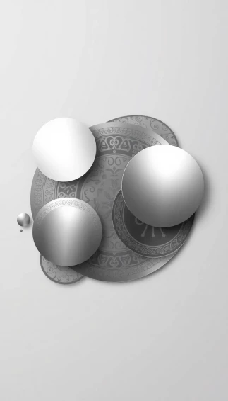 Metallic Circle Wallpaper