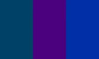 Indigo Dye Web International Klein Blue Three Color Background