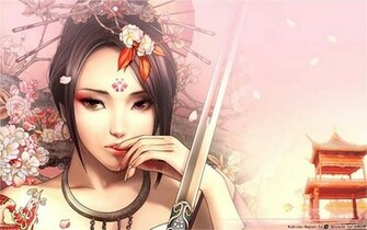 Samurai Girl Desktop Laptop Wallaper Listed In Anime Category