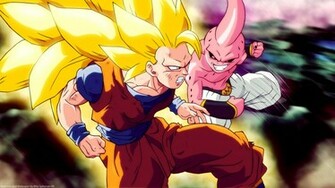 Goku Vs Kid Buu Wallpaper