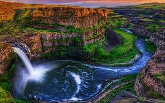 S Of The Waterfall Desktop Wallpaper Landscape