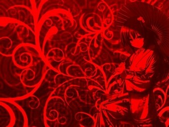 Clad In Red Anime Wallpaper By Zombieusagi