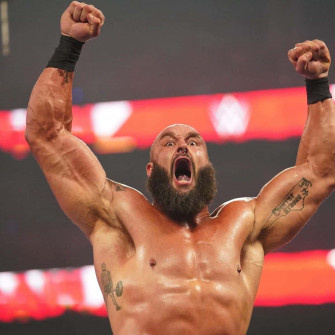 Wwe Superstar Braun Strowman In Full Intensity During A