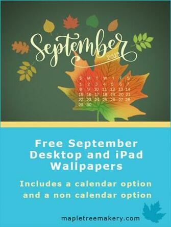 September Autumn Leaves Desktop And iPad Wallpaper
