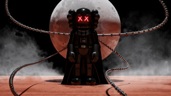Kaws Wallpaper 4k Darth Vader Star Wars 5k