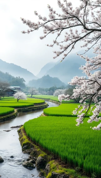 Asian Landscape Wallpaper